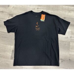 Nike WNBA Woman's Basketball Center Swoosh Shirt Loose Fit HQ0128-010 Men's XL